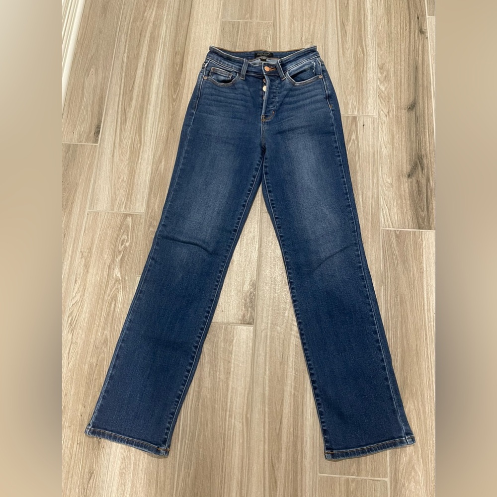 Judy Blue Button Fly Dad Jeans